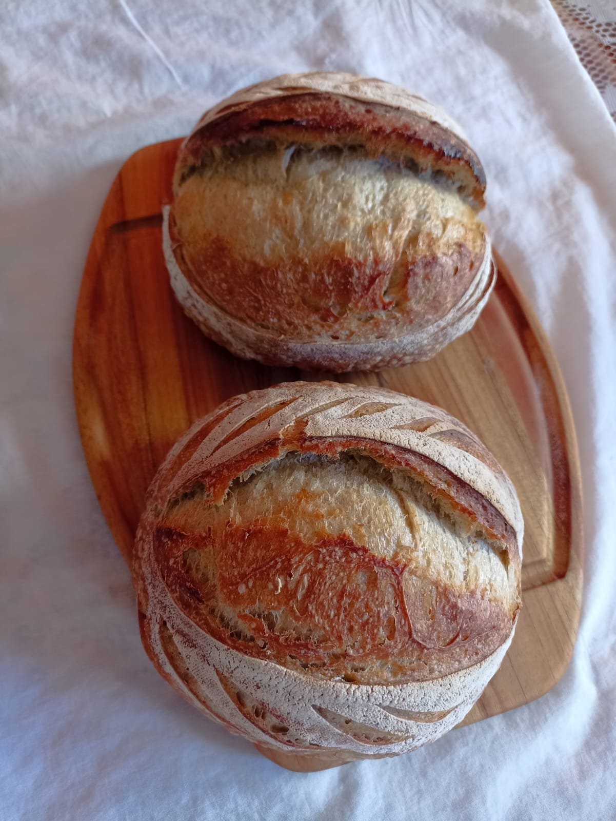Pan de masa madre rustico